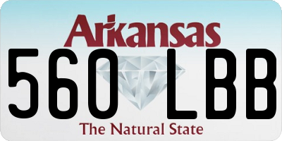 AR license plate 560LBB