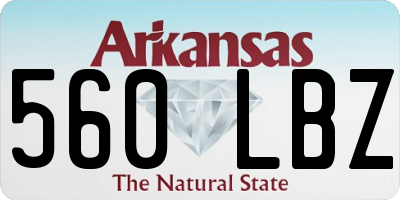 AR license plate 560LBZ
