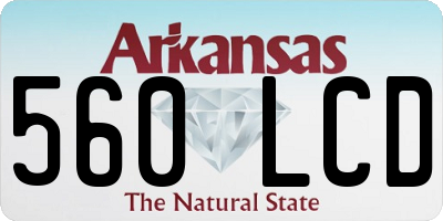 AR license plate 560LCD