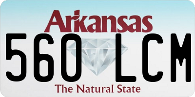 AR license plate 560LCM