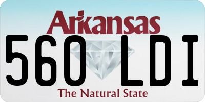 AR license plate 560LDI