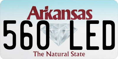 AR license plate 560LED