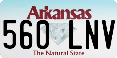AR license plate 560LNV