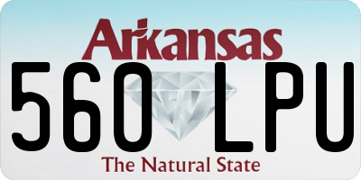 AR license plate 560LPU