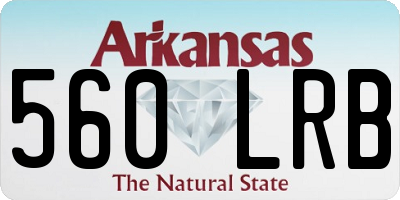 AR license plate 560LRB