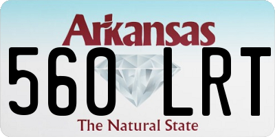 AR license plate 560LRT