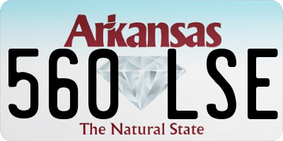 AR license plate 560LSE