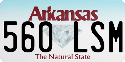 AR license plate 560LSM