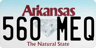 AR license plate 560MEQ
