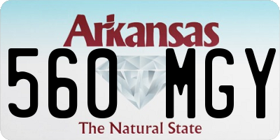 AR license plate 560MGY