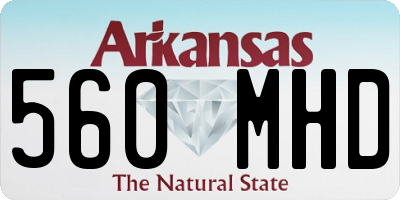 AR license plate 560MHD