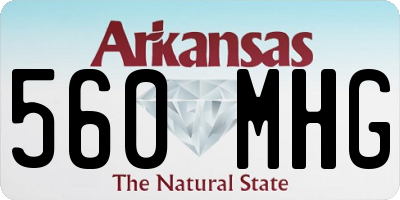 AR license plate 560MHG