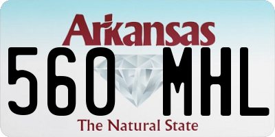 AR license plate 560MHL