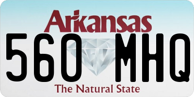 AR license plate 560MHQ