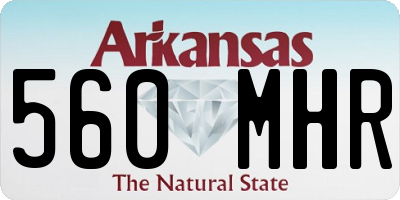 AR license plate 560MHR