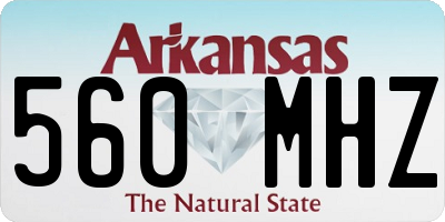 AR license plate 560MHZ