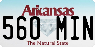 AR license plate 560MIN