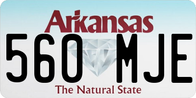 AR license plate 560MJE