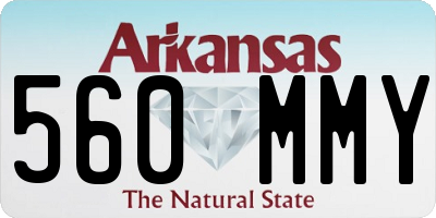 AR license plate 560MMY