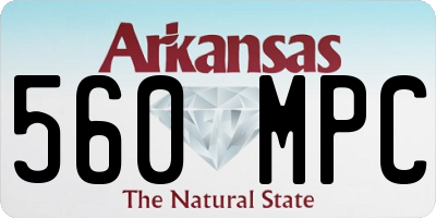 AR license plate 560MPC