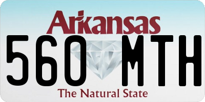AR license plate 560MTH