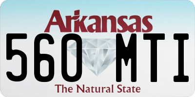AR license plate 560MTI