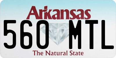 AR license plate 560MTL