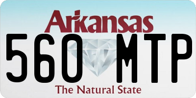AR license plate 560MTP
