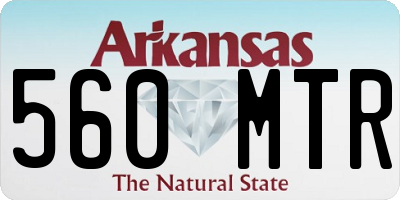 AR license plate 560MTR