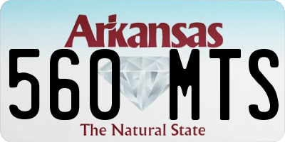 AR license plate 560MTS