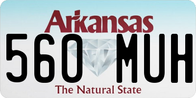 AR license plate 560MUH