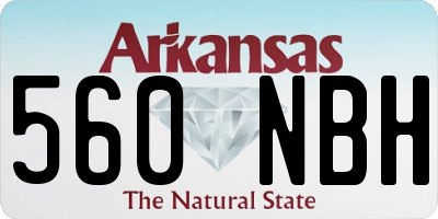 AR license plate 560NBH