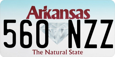 AR license plate 560NZZ