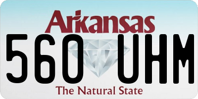 AR license plate 560UHM