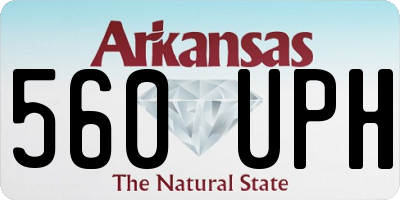 AR license plate 560UPH