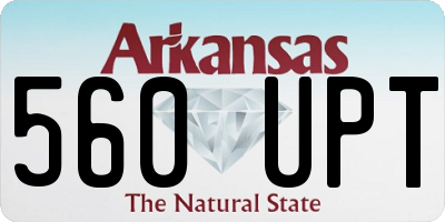 AR license plate 560UPT