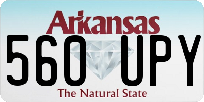 AR license plate 560UPY