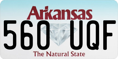 AR license plate 560UQF