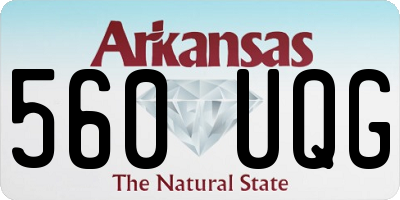 AR license plate 560UQG