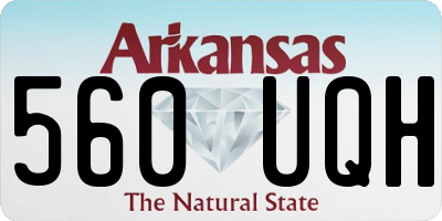 AR license plate 560UQH