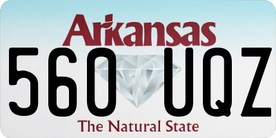 AR license plate 560UQZ