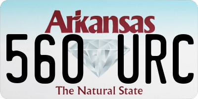 AR license plate 560URC