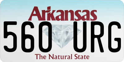 AR license plate 560URG