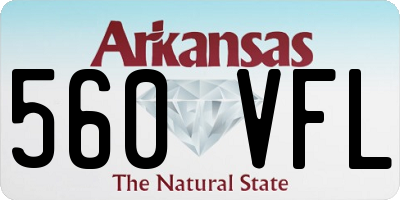 AR license plate 560VFL