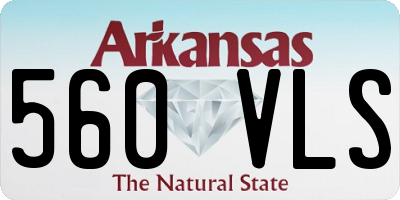 AR license plate 560VLS