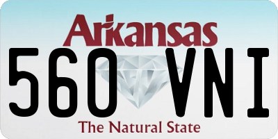 AR license plate 560VNI