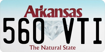 AR license plate 560VTI