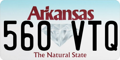 AR license plate 560VTQ