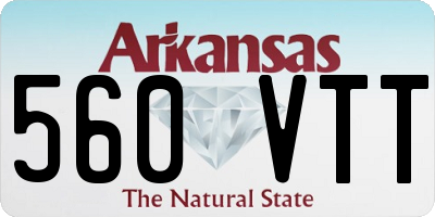 AR license plate 560VTT