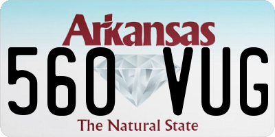 AR license plate 560VUG